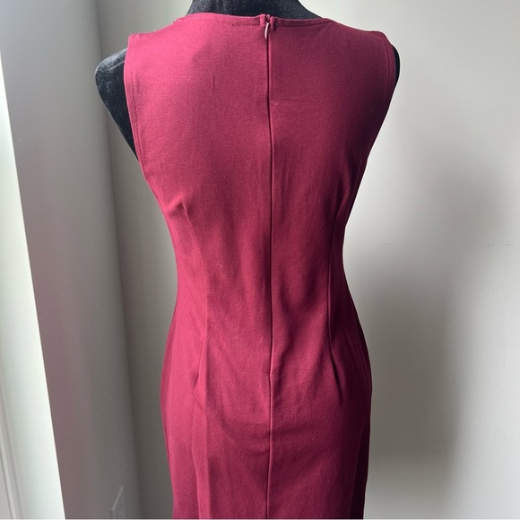 Garnet Pleated Ruched Mini Cocktail Dress - Picture 10 of 10